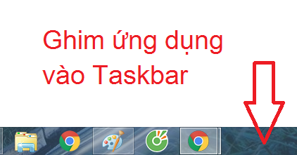 Cách ghim ứng dụng vào thanh Taskbar ở màn hình chính trên win 8 8.1 