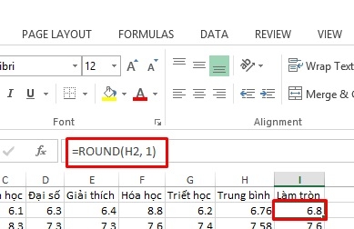 Cách dùng hàm Round trong Excel hướng dẫn chi tiết và ví dụ minh họa