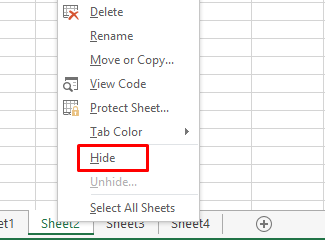 Hướng dẫn ẩn, hiện Sheet trong Excel 2013- Có ví dụ minh họa