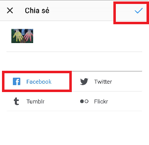 Hướng dẫn cách chia sẻ ảnh từ Instagram lên Facebook