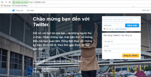 Hướng dẫn cách liên kết Twitter với Facebook, E-mail