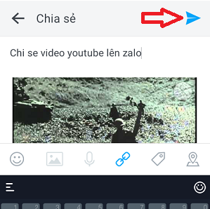 Hướng dẫn chia sẻ video youtube lên Zalo