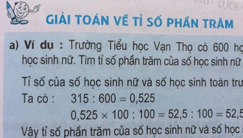 Giải bài giải toán về tỉ số phần trăm