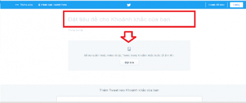 Hướng dẫn cách tạo khoảnh khắc trên Twitter