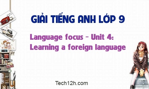 Language focus Unit 4: Learning a foreign language