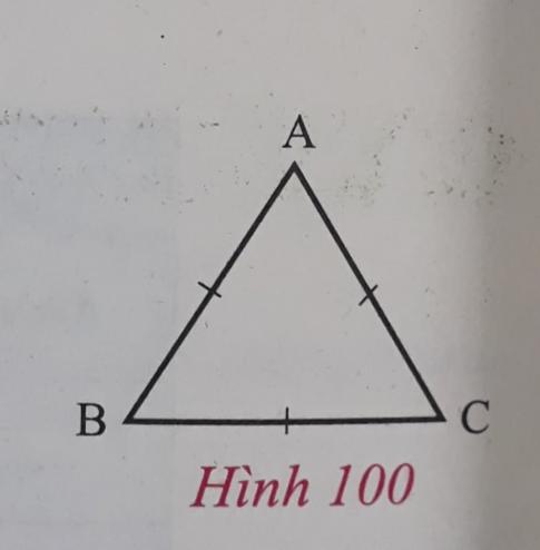 Giải VNEN toán hình 7 bài 5: Tam giác cân – Tam giác đều