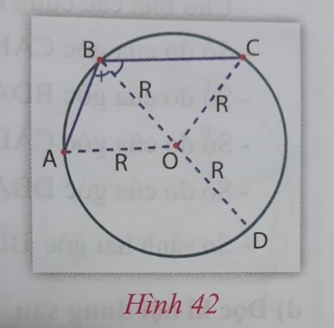 Giải VNEN toán 9 bài 4: Góc nội tiếp