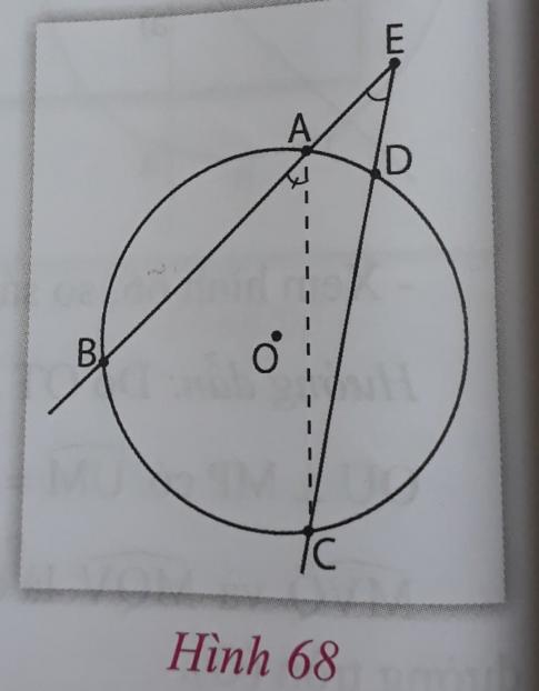 Giải VNEN toán 9 bài 6: Góc có đỉnh ở bên trong đường tròn - Góc có đỉnh ở bên ngoài đường tròn