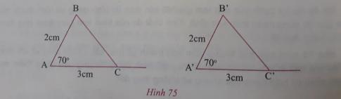 Giải VNEN toán hình 7 bài 3: Trường hợp bằng nhau cạnh - góc - cạnh