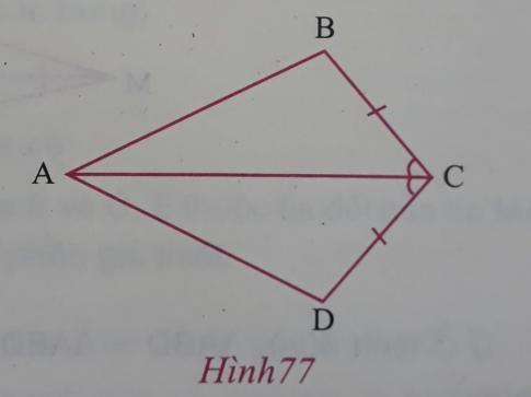 Giải VNEN toán hình 7 bài 3: Trường hợp bằng nhau cạnh - góc - cạnh