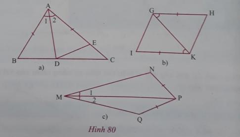 Giải VNEN toán hình 7 bài 3: Trường hợp bằng nhau cạnh - góc - cạnh