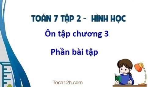 Giải Bài Ôn tập chương 3 Phần Bài tập sgk Toán 7 tập 2 Trang 87