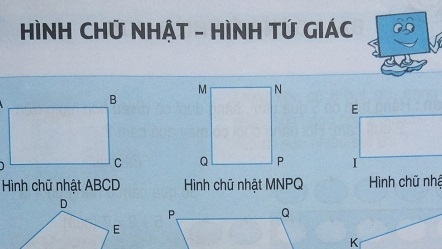 Giải bài Hình chữ nhật Hình tứ giác