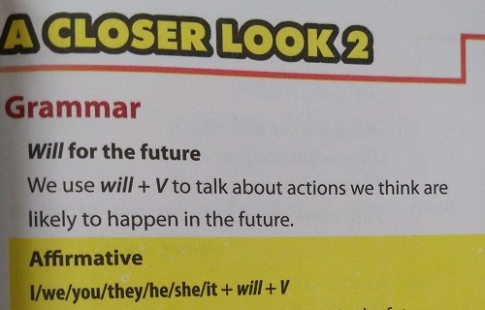 A closer look 2 Unit 10: Our houses in the future