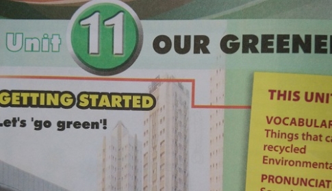 Getting started Unit 11: Our greener world