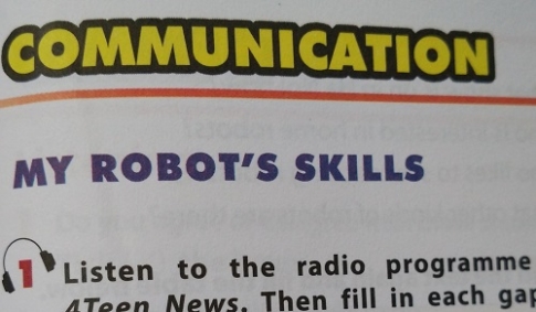 Communication Unit 12: Robots