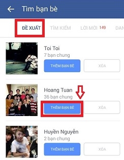 Hướng dẫn cách kết bạn và hủy kết bạn Facebook bằng điện thoại Android