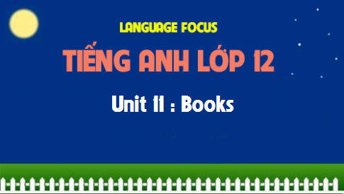 Language focus Unit 11 : Books