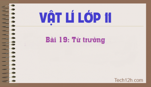 Giải bài 19 vật lí 11: Từ trường