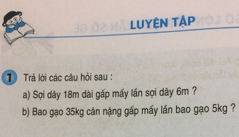 Giải bài luyện tập sgk toán 3 trang 58