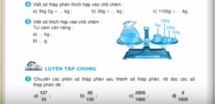 Giải bài Luyện tập chung (tiếp) sgk toán 5 trang 48, 49