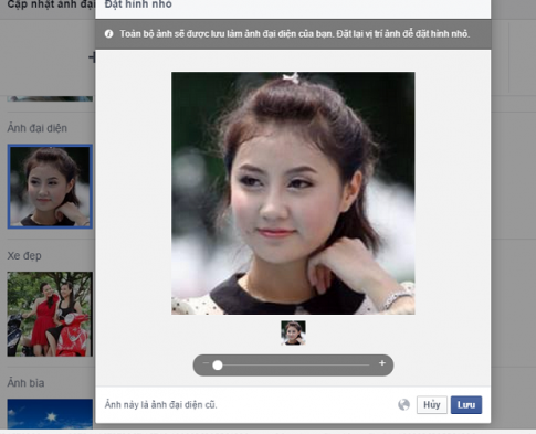 Cách quay lại, đổi lại ảnh đại diện cũ trong Facebook.