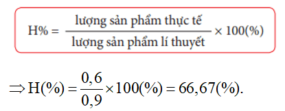 lượng sản phẩm thực tế
