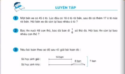 Giải bài luyện tập trang 52