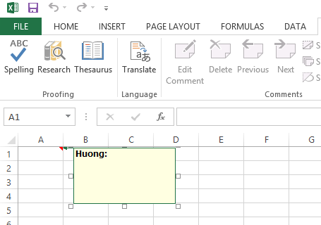 Cách tạo chú thích cho ô trong Excel, có ví dụ minh họa