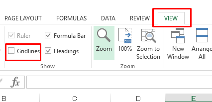 Hướng dẫn ẩn, hiện và tô màu đường lưới trong Excel