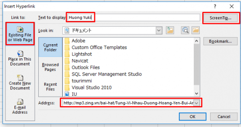 Hướng dẫn tạo hyperlink trong excel, có ví dụ minh họa