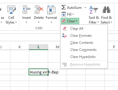 Hướng dẫn cách nhập và hiệu chỉnh dữ liệu trong Excel