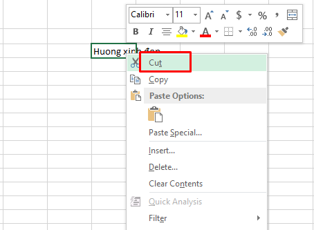 Hướng dẫn cách nhập và hiệu chỉnh dữ liệu trong Excel