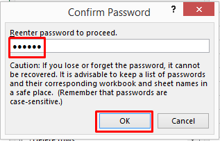  Hướng dẫn đặt mật khẩu cho Sheet Excel 2013