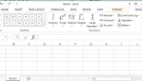 Hướng dẫn nhập công thức hóa học và toán học trong Excel