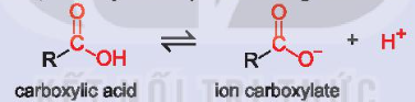 ..Hãy nhận xét về khả năng phân li của carboxylic acid. Chúng là các acid mạnh hay yếu và có các phản ứng đặc trưng nào?