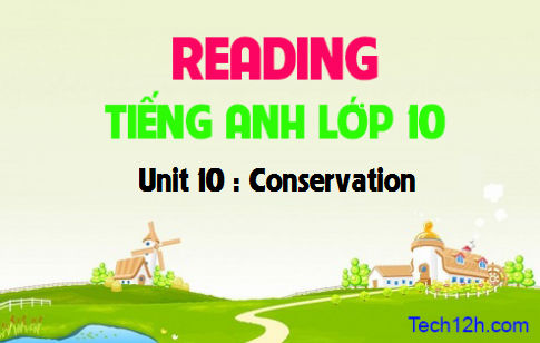 Reading Unit 10 : Conservation