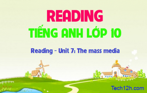 Reading Unit 7: The mass media