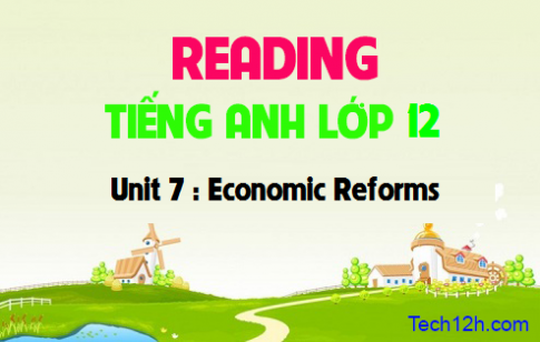 Reading Unit 7: Economic reforms 