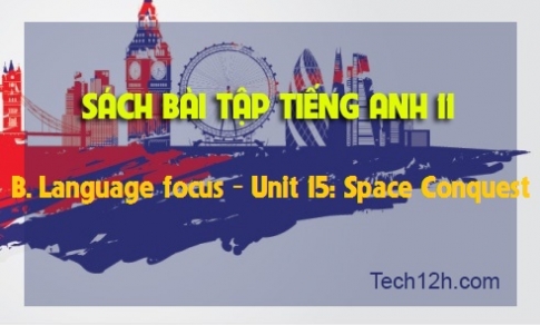 B. Language focus Unit 15: Space Conquest