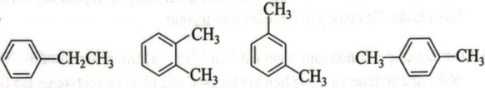 Viết công thức cấu tạo và gọi tên các đồng đẳng của benzene có công thức phân tử C$_{8}$H$_{10}$.