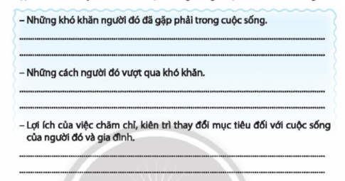 Lập dàn bài thuyết trình về một tấm gương vượt khó thành công