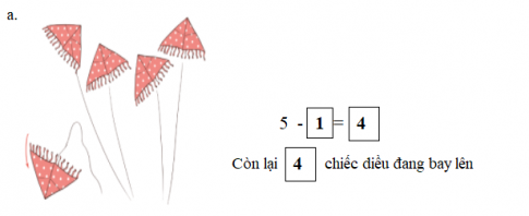 [Phát triển năng lực] Giải toán 1 bài: Trừ trong phạm vi 5