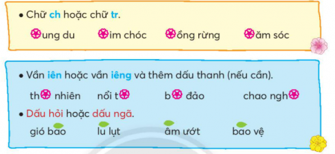 [Chân trời sáng tạo] Giải tiếng việt 2 bài ôn tập cuối học kì II (2)