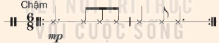 Sử dụng các nhạc cụ gõ mà em biết để đệm cho bài đọc nhạc số 1 theo âm hình tiết tấu sau: