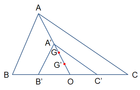 Chứng minh rằng nếu phép đồng dạng F biến tam giác ABC thành tam giác A'B'C' thì F biến trọng tâm, trực tâm, tâm đường tròn ngoại tiếp tam giác ABC thành trọng tâm, trực tâm, tâm đường tròn ngoại tiếp tam giác A'B'C'. 