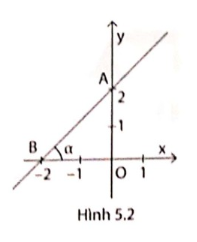 Giải phát triển năng lực toán 9 bài 5: Hệ số góc của đường thẳng y = ax + b (a khác 0)