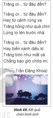 Em thực hiện các yêu cầu sau