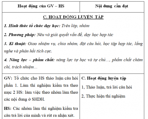 Giáo án VNEN bài Màu sắc ánh sáng (T3)