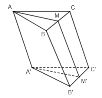 Cho hình lăng trụ tam giác...